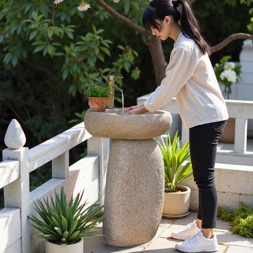 户外庭院洗手盆洗手台