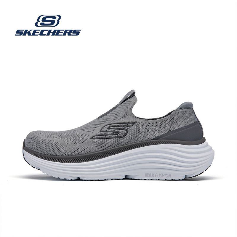 斯凯奇男鞋软底一脚蹬健步鞋