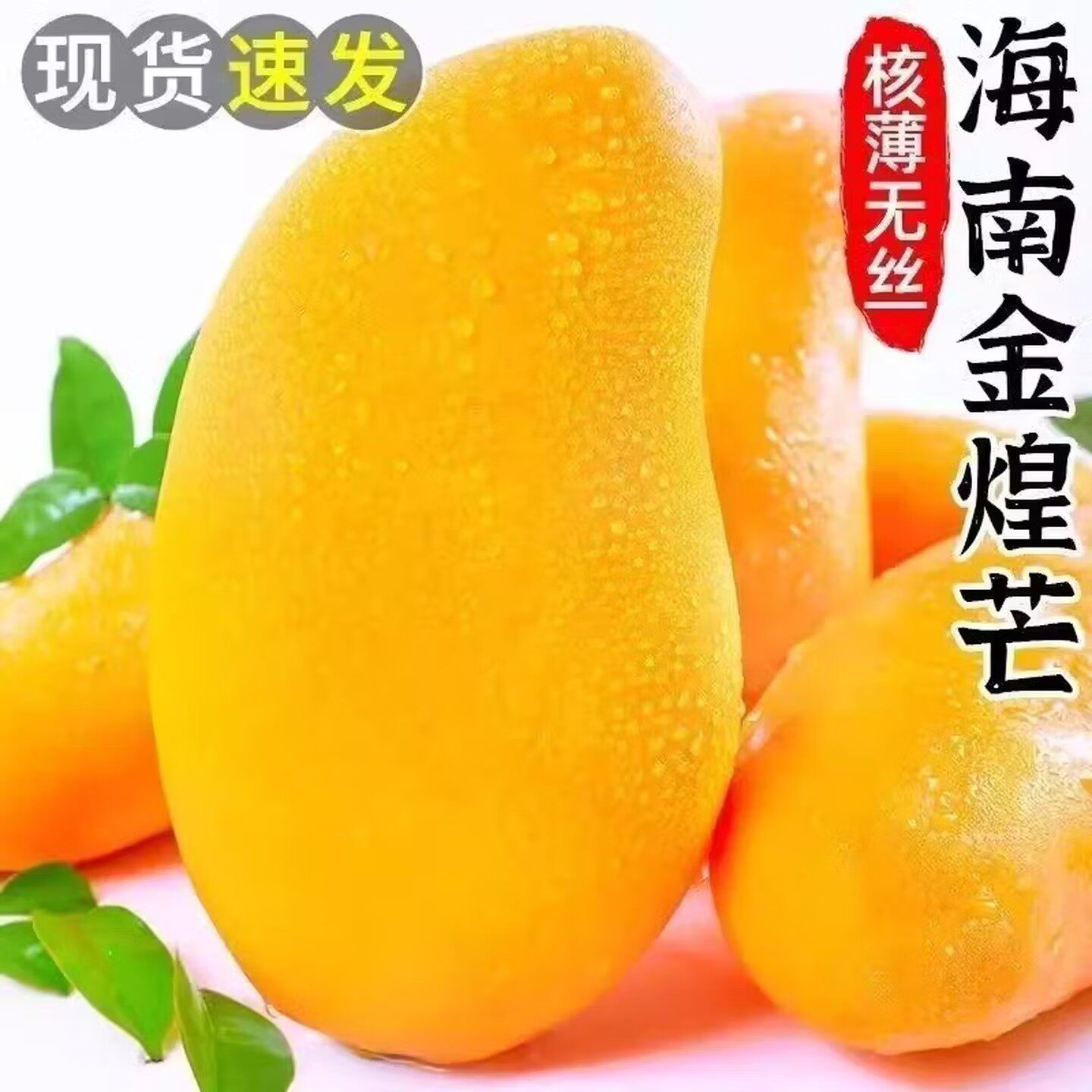 5斤装大果海南金煌芒芒果新鲜大果当季现摘水果青甜心芒水仙芒