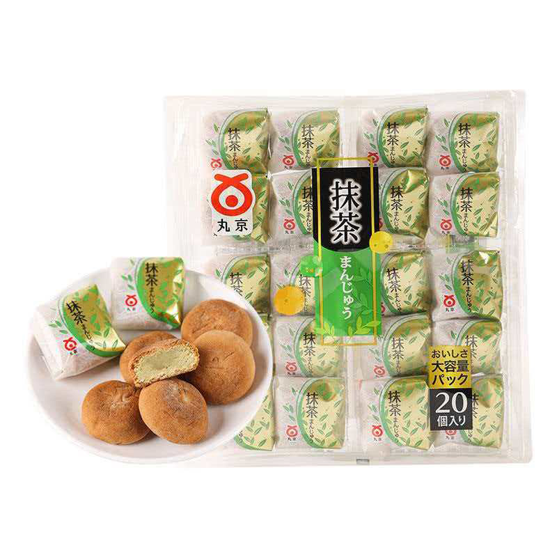 日本丸京抹茶味荞麦味和果子蛋糕夹心糕点果子日式伴手礼零食进口