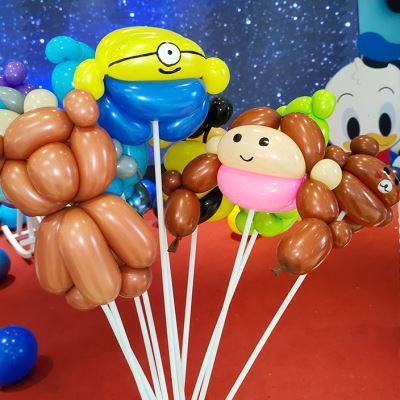 长条气球编织造型新手入门材料包零基础套餐四泡结公仔练习材料包