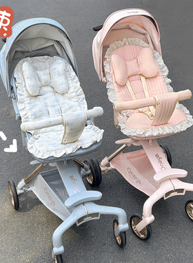 婴儿车垫子适用于丸丫t6plus遛娃神器秋冬保暖加厚推车棉坐垫通用