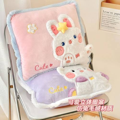高颜值抱枕毯子二合一被子两用靠枕车载车用办公室空调午睡枕头
