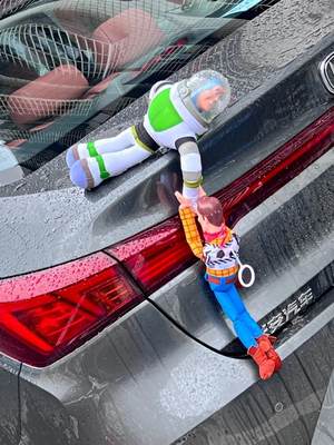 胡迪和巴斯光年挂件汽车尾部公仔玩偶装饰车顶搞笑玩具总动员饰品