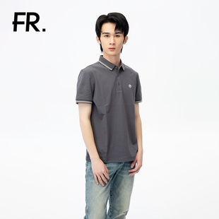 上衣T043 凡人优品男士 短袖 T恤polo衫 翻领夏季