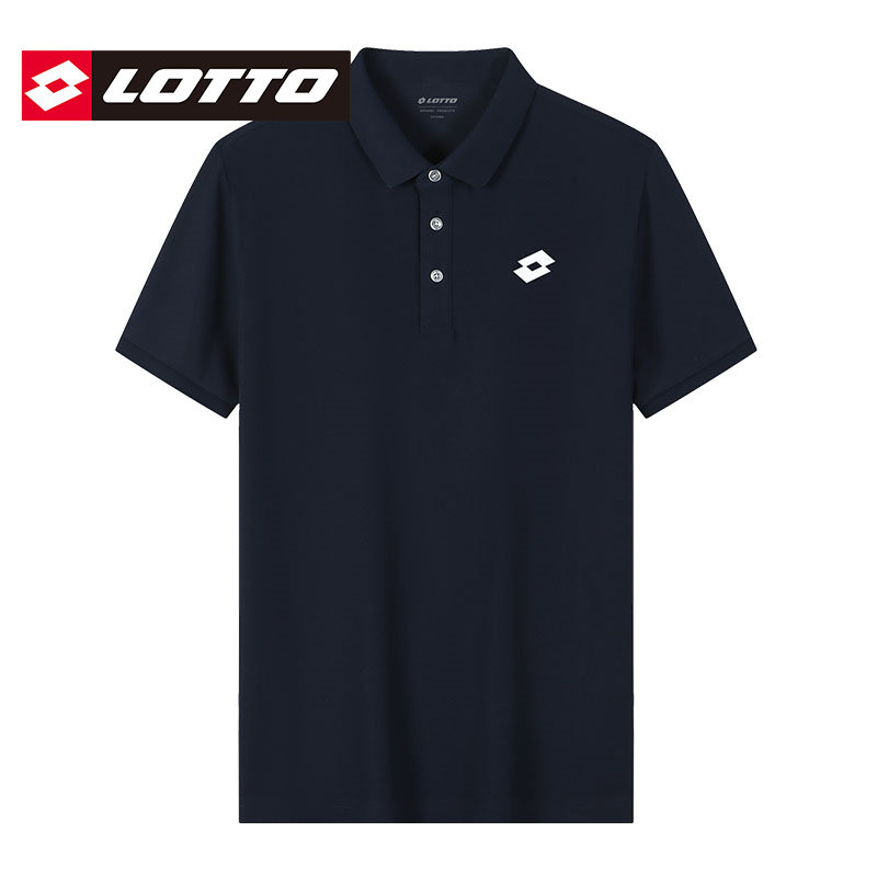 LOTTO乐途男士短袖速干POLO衫2026夏季新款透气翻领休闲T恤上衣潮