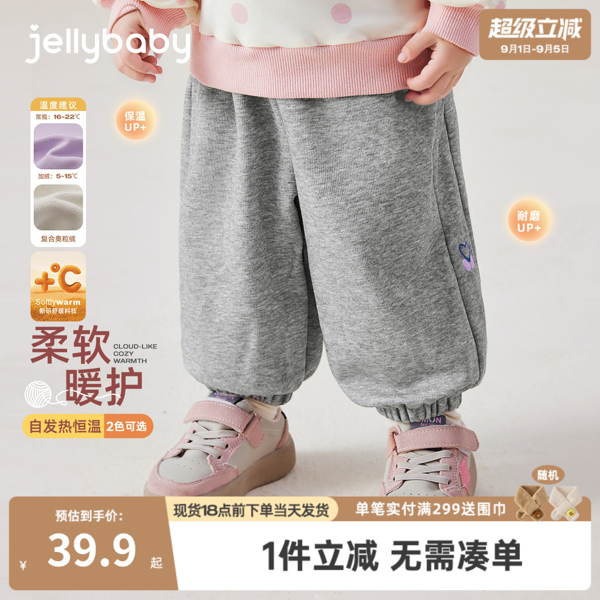 儿童裤子春季2岁小宝宝卫裤女孩新款长裤春秋运动3女童休闲裤春款图片