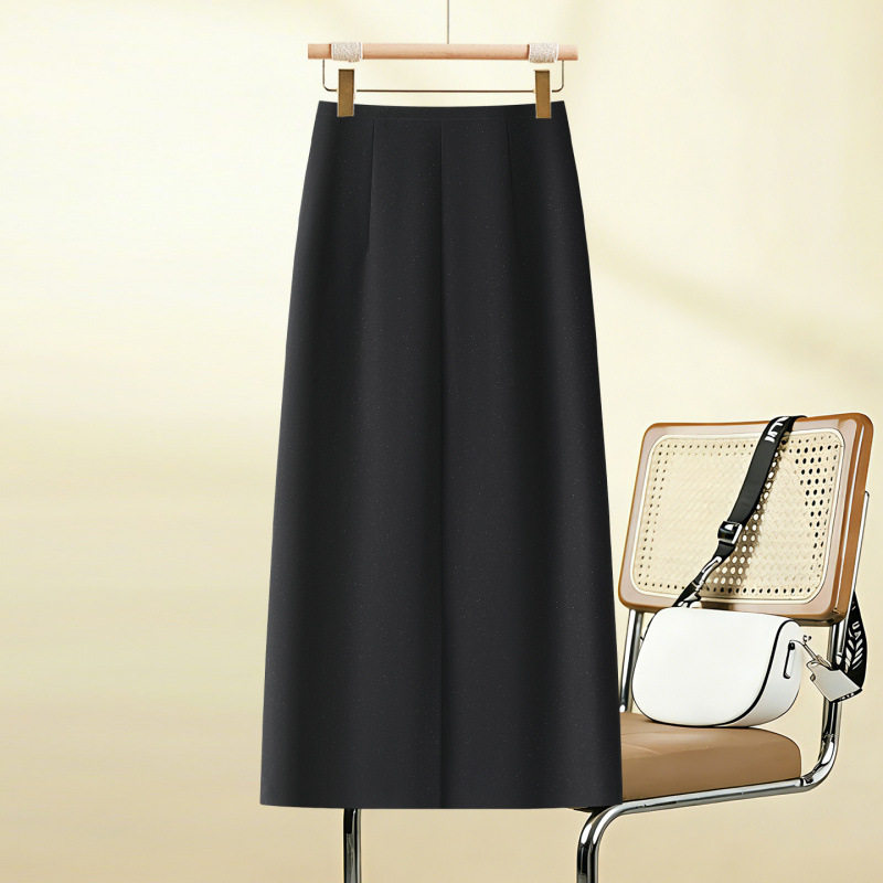 爆款女装气质高腰中长款半身裙女2026春季新款包臀裙一步裙ins潮