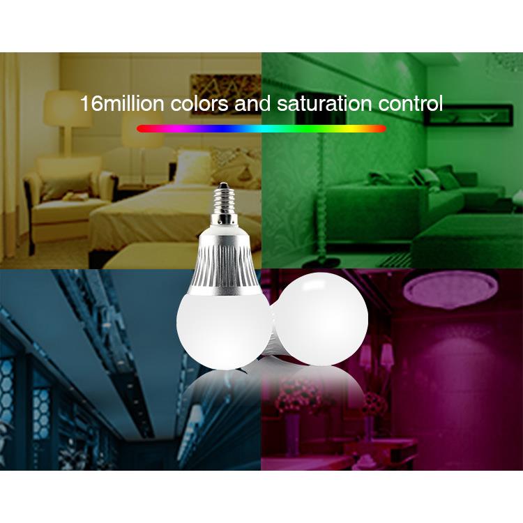 MILIGHT FUT013 E14 5W RGB+CCT LED 球泡灯