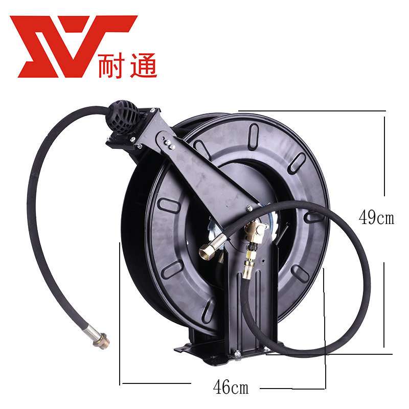 自动伸缩卷管器高压盘钢丝管高压水鼓清洗机洗车场厨房洗地