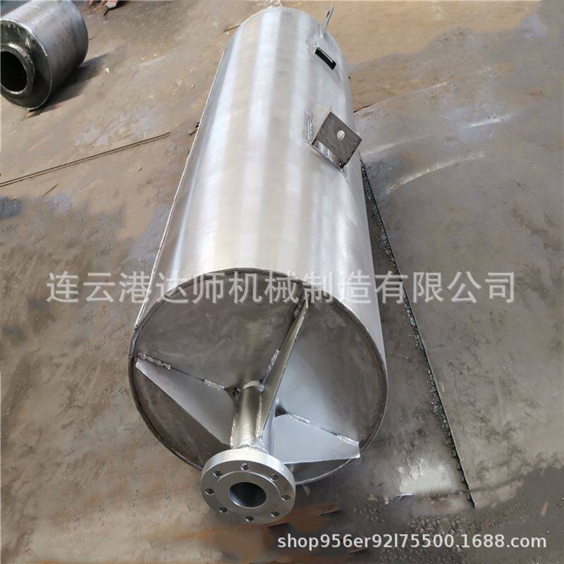 厂家管道式消音器  定制蒸汽管道消声器 汽轮机消音器供应