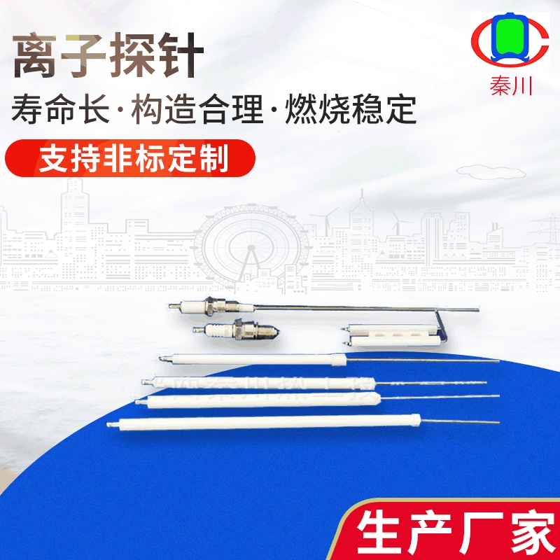 厂家供应工业离子探针 带检测杆离子探针  秦川热工离子探针