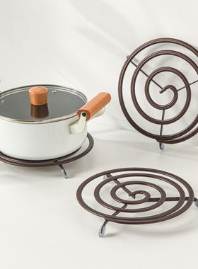 井柚日式铁艺隔热垫锅垫家用大号防烫垫防热垫耐高温创意砂锅垫子
