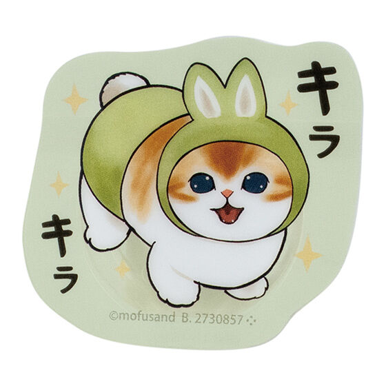 日本BANDAI mofusan便签夹第2弹扭蛋 留言夹子