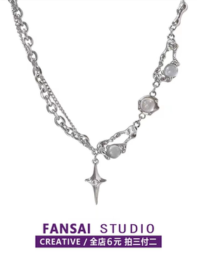 【全店拍三付二】月光锆石项链