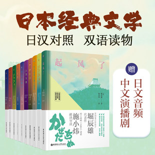 日汉对照罗生门+心+我是猫+人间失格+日本短篇推理+江户川乱步短篇小说选日文小说双语中日对照读物原版华东理工大学出版社起风了
