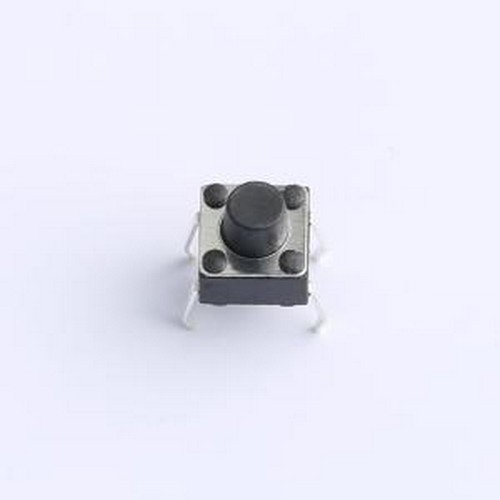 TS-1095-A5B3-D1 轻触开关 轻触开关6*6*6.0mm插件四脚DIP圆柄黑