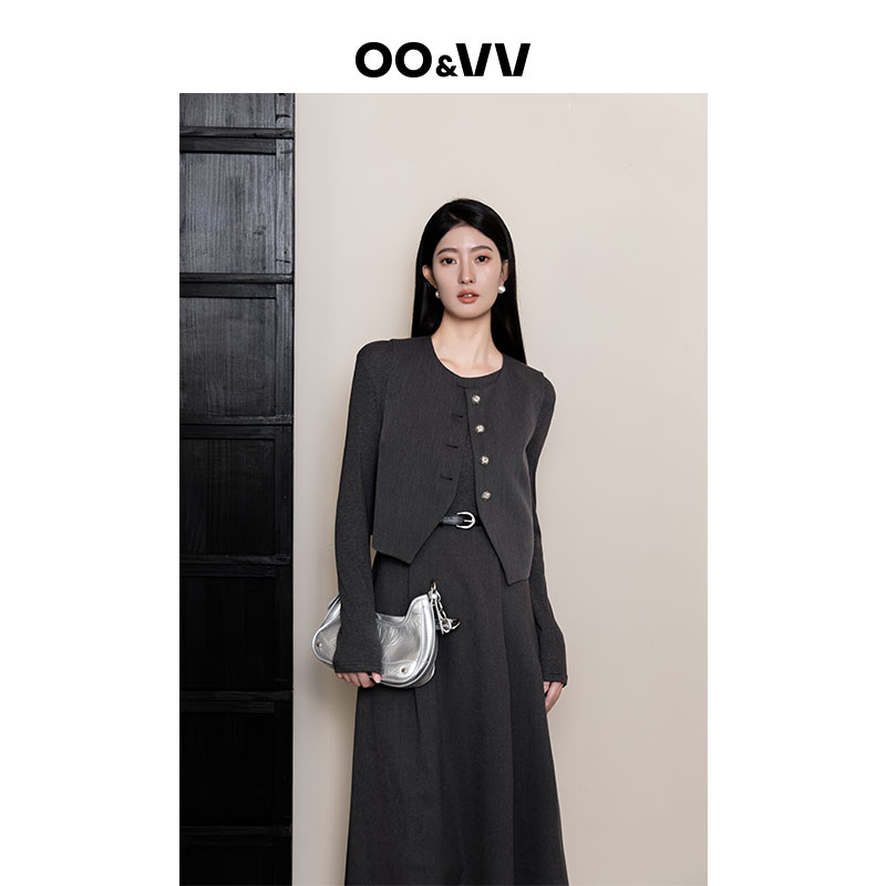 小H型，圆领，摆裙