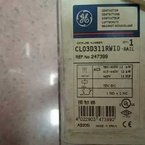 议价非标价接触器CL03D311RWID-RAIL，型号CL03D