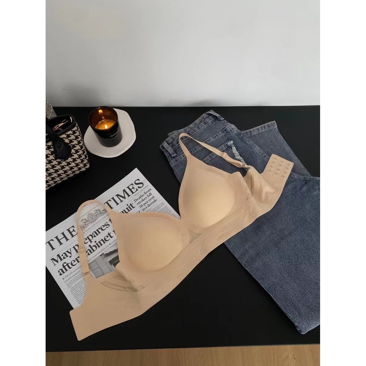 外扩型心动漫画胸小胸聚拢上托无痕内衣女 加厚固定杯透气文胸罩,女士内衣/男士内衣/家居服,文胸,淘宝优惠券,粉丝福利购,淘宝优惠卷