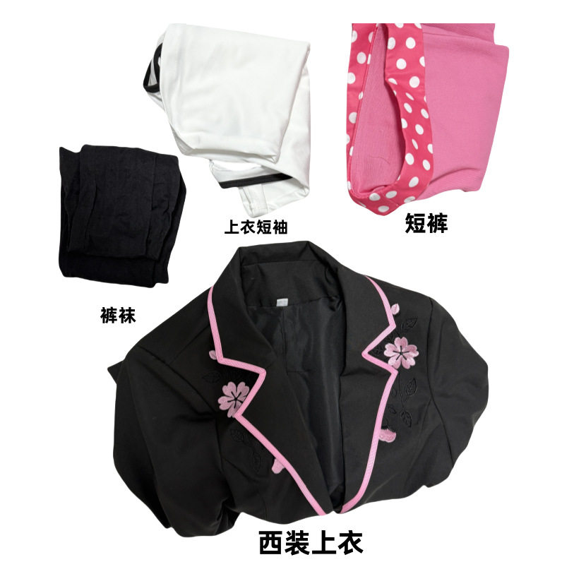 瓢虫雷迪cos奇迹少女第六季西装常服cosplay万圣节粉色短裤cos服