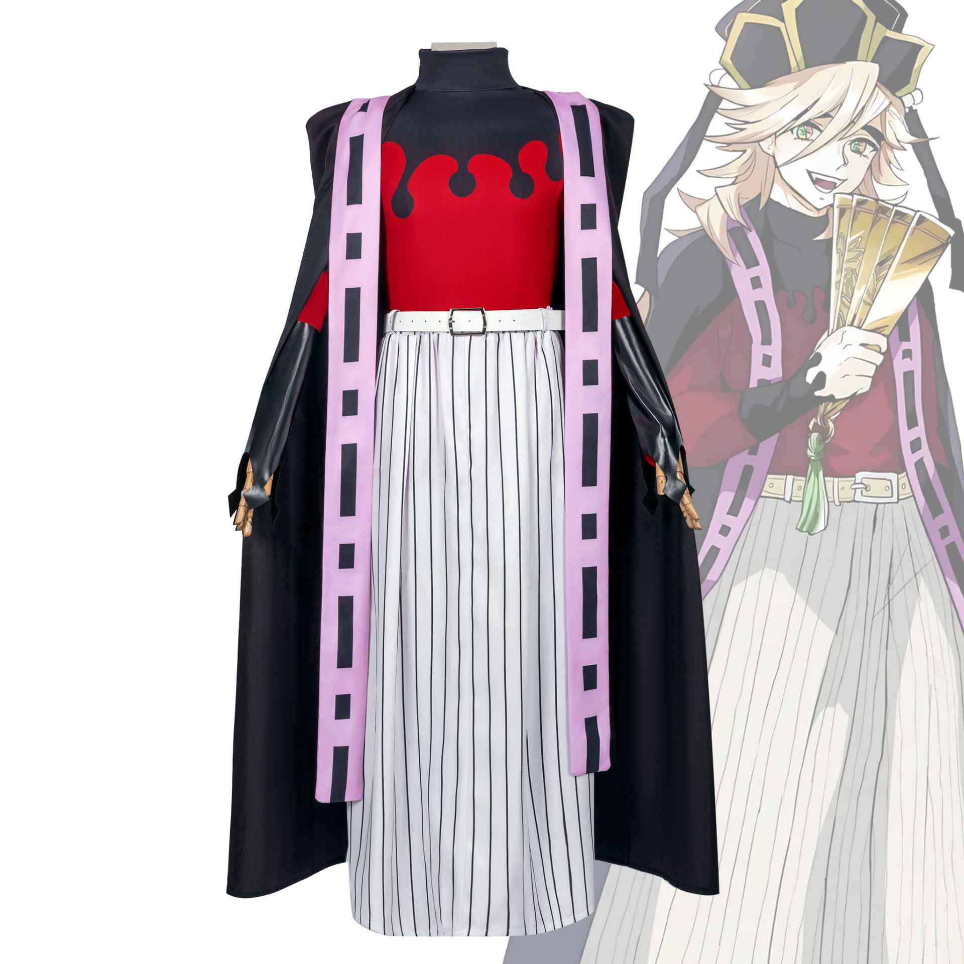鬼灭之刃童磨cosplay服装万圣节二次元动漫人物服装上弦之贰漫展