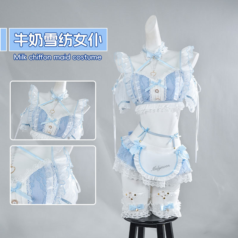 cosplay牛奶雪纺女仆日系甜美美少女
