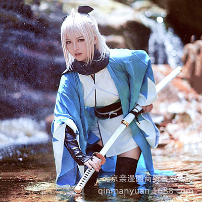 Fate/GrandOrder番队长冲田总司誓言的羽织漫展派对cosplay服装