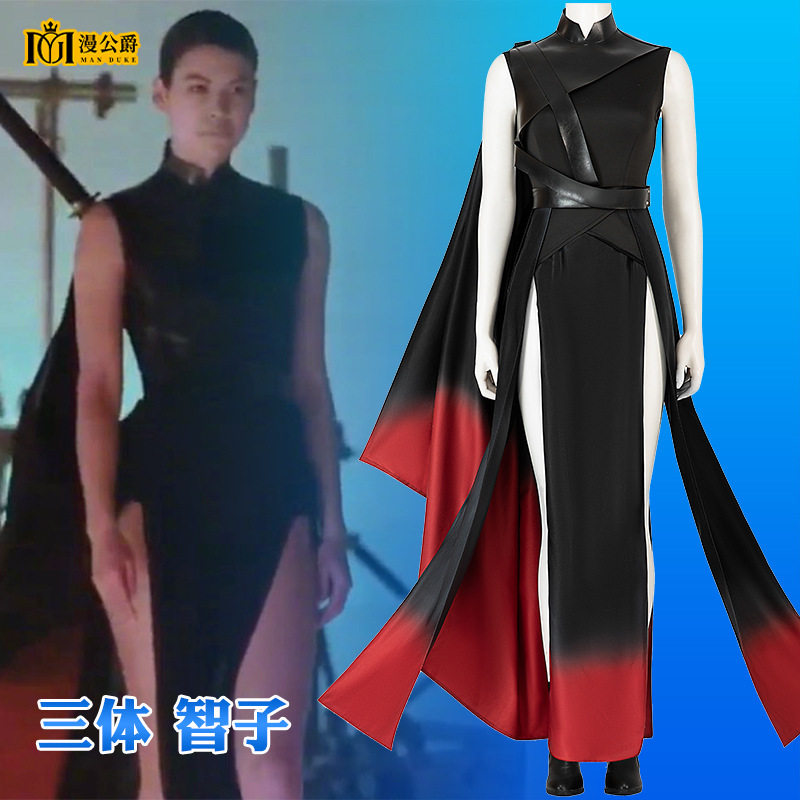 连衣裙cosplay二次元万圣节动漫演出服三体智子cos漫公爵服装