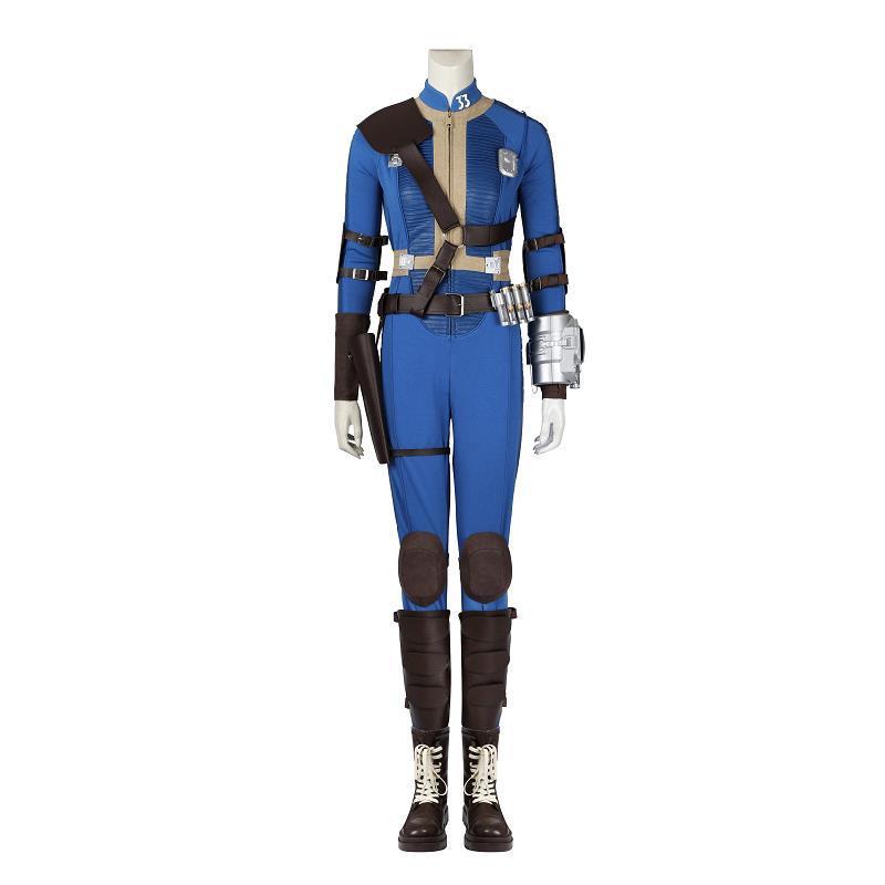 美剧Fallout季cosplay路西cos服连体衣男女套装万圣节表演服