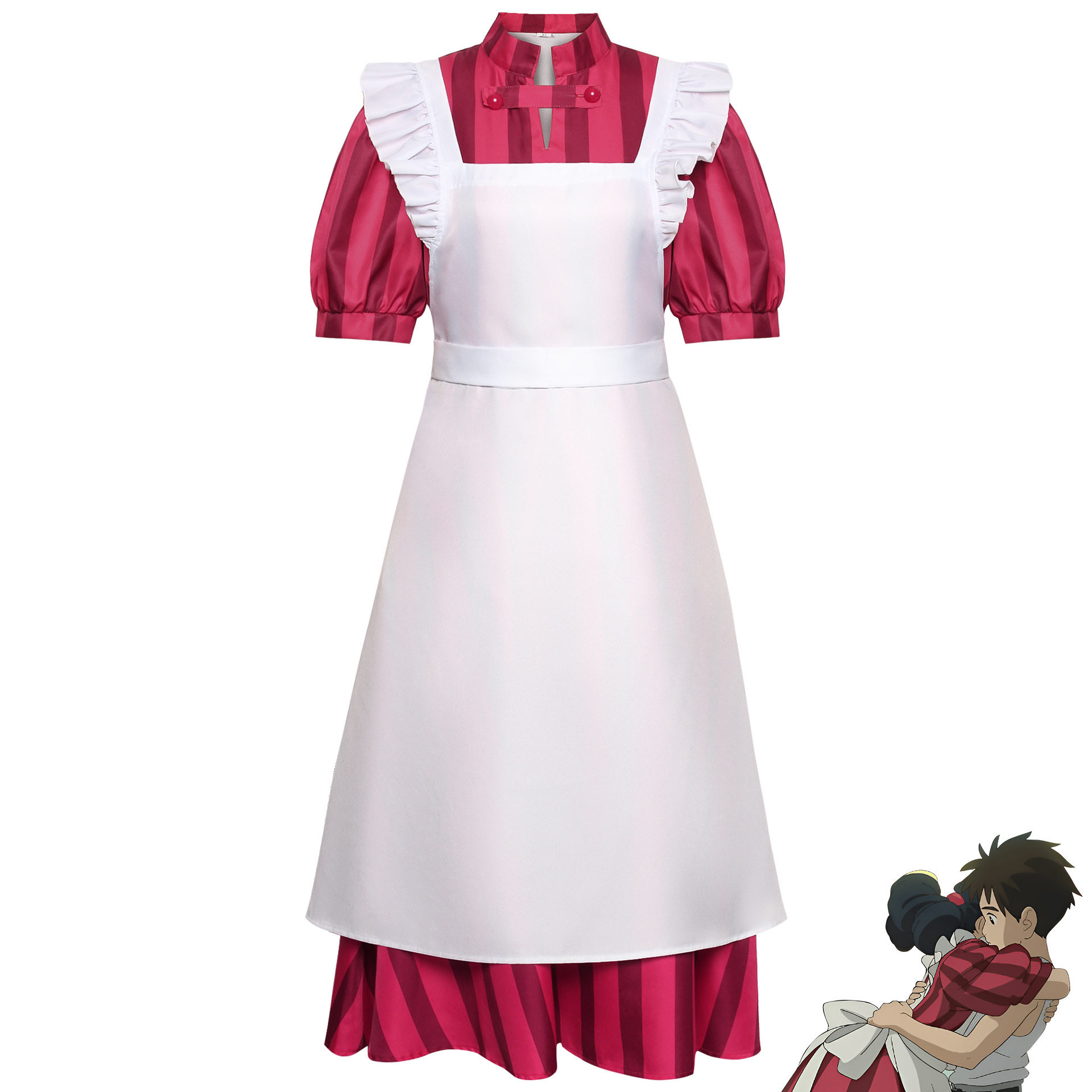 万圣节cos服苍鹭与少年围裙连衣裙cosplay角色扮演舞台服桐子