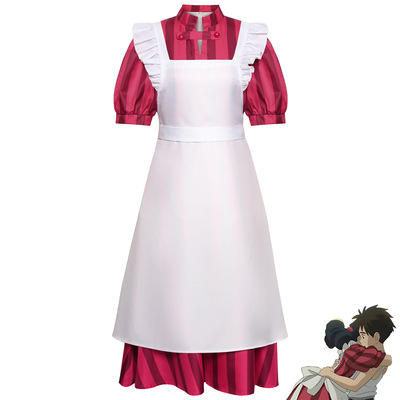 万圣节cos服苍鹭与少年围裙连衣裙cosplay角色扮演舞台服桐子