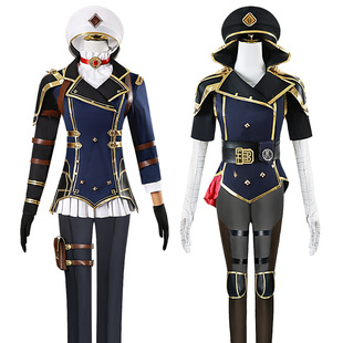 二次元动漫服跨境lol英雄联盟cos服双城之战2蔚凯特琳cosplay服装