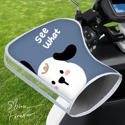 防晒手套电动车小芯小新