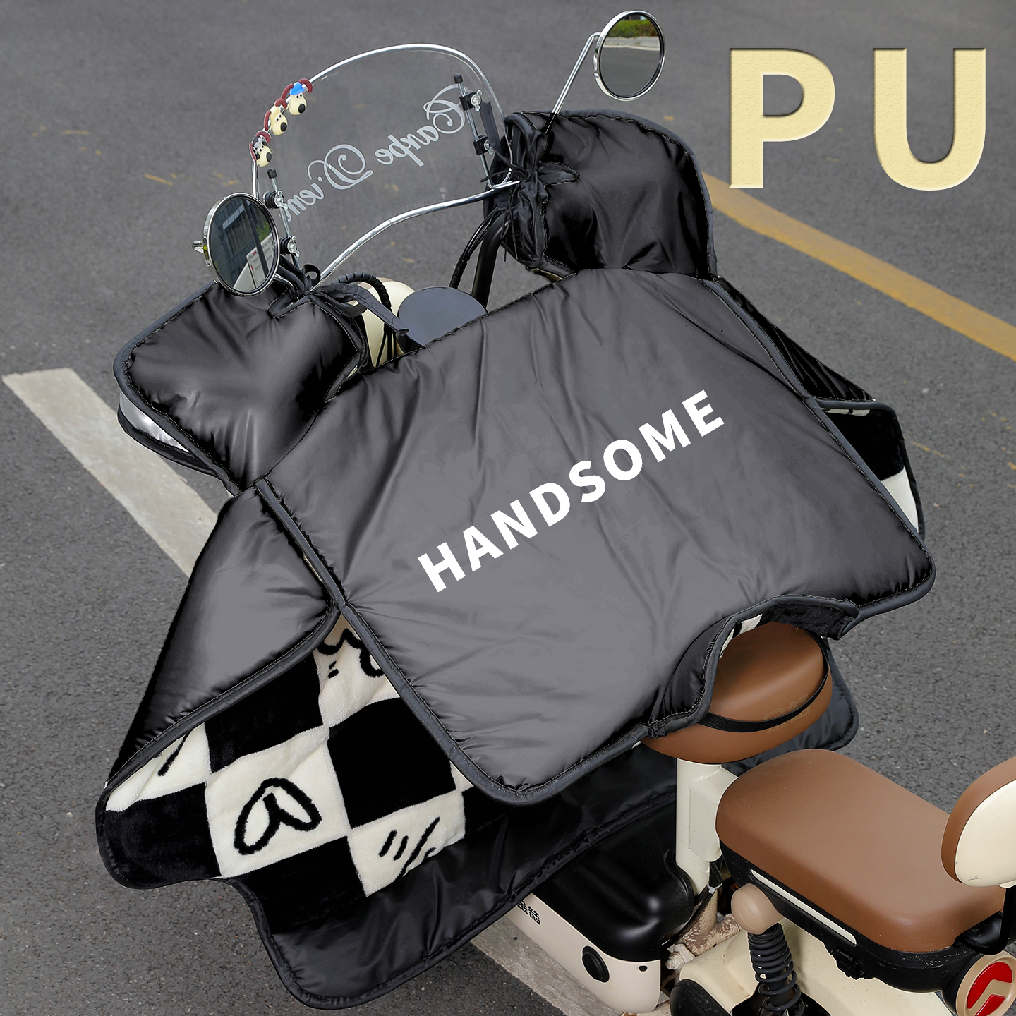 羽绒服皮料+睡衣法兰绒内里】