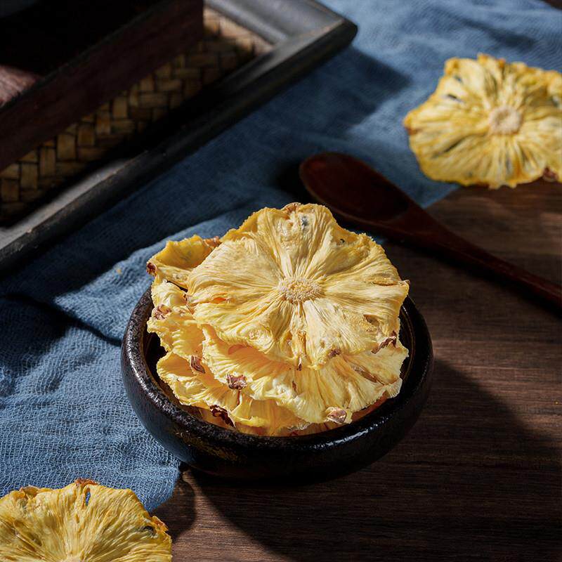 正宗纯水果干茶菠萝雪梨苹果片柠檬金桔冻干百香果泡水花果茶蛋糕