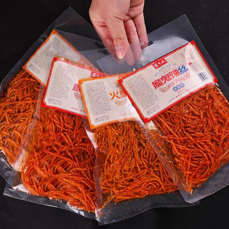 魔鬼辣丝辣条辣片125克麻辣零食特辣童年小吃休闲食品