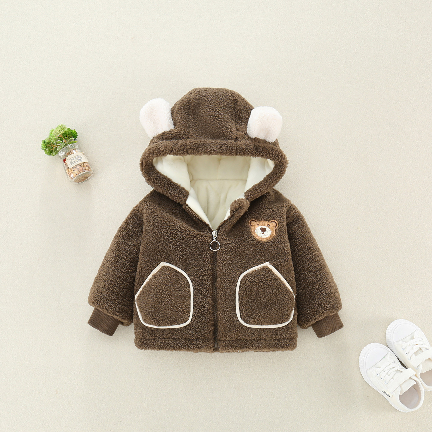 男童冬装外套2025新款洋气时髦宝宝一岁衣服婴儿加绒加厚夹棉童装,童装/婴儿装/亲子装,普通外套,淘宝优惠券,粉丝福利购,淘宝优惠卷