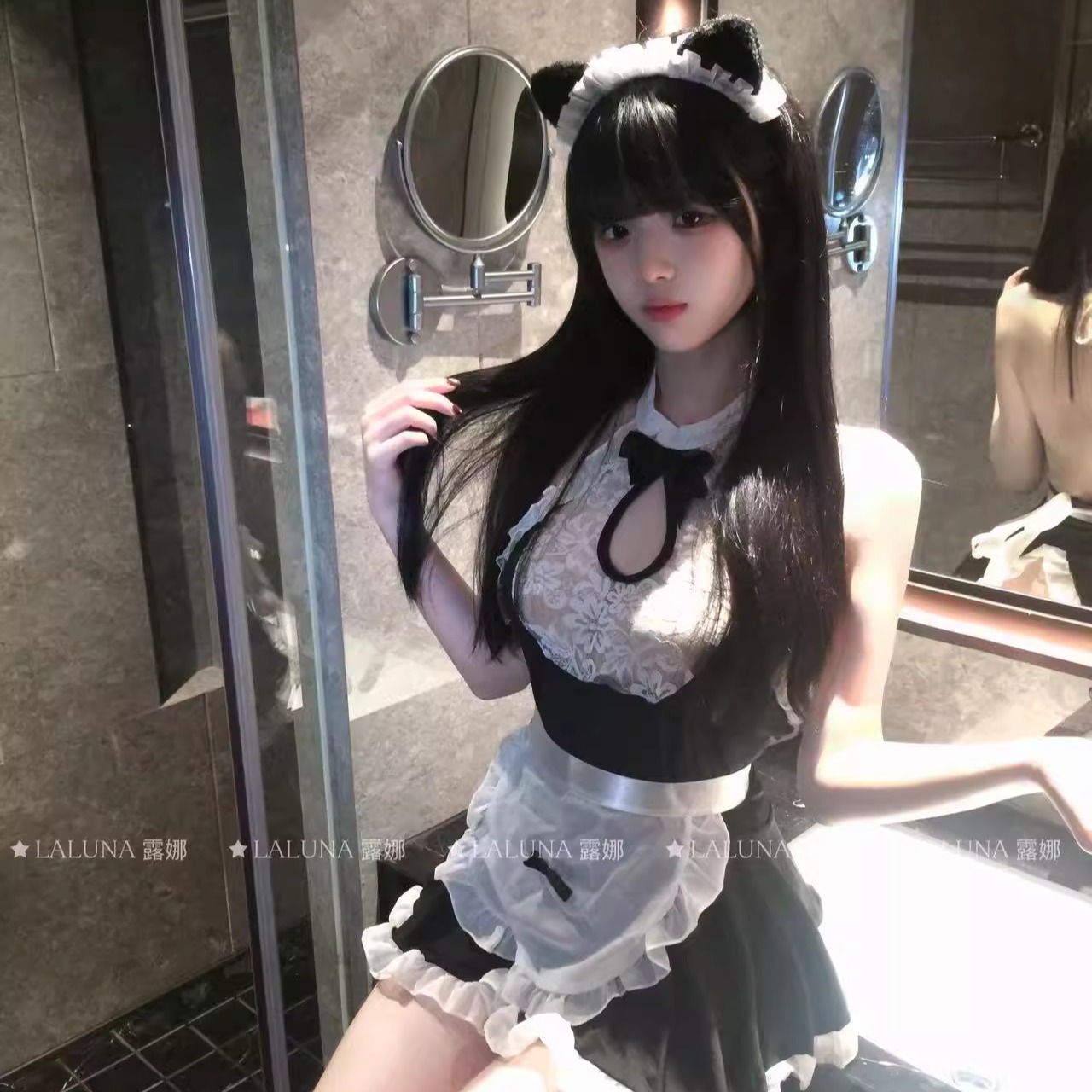 Laluna露娜「驯服法则」蕾丝围裙