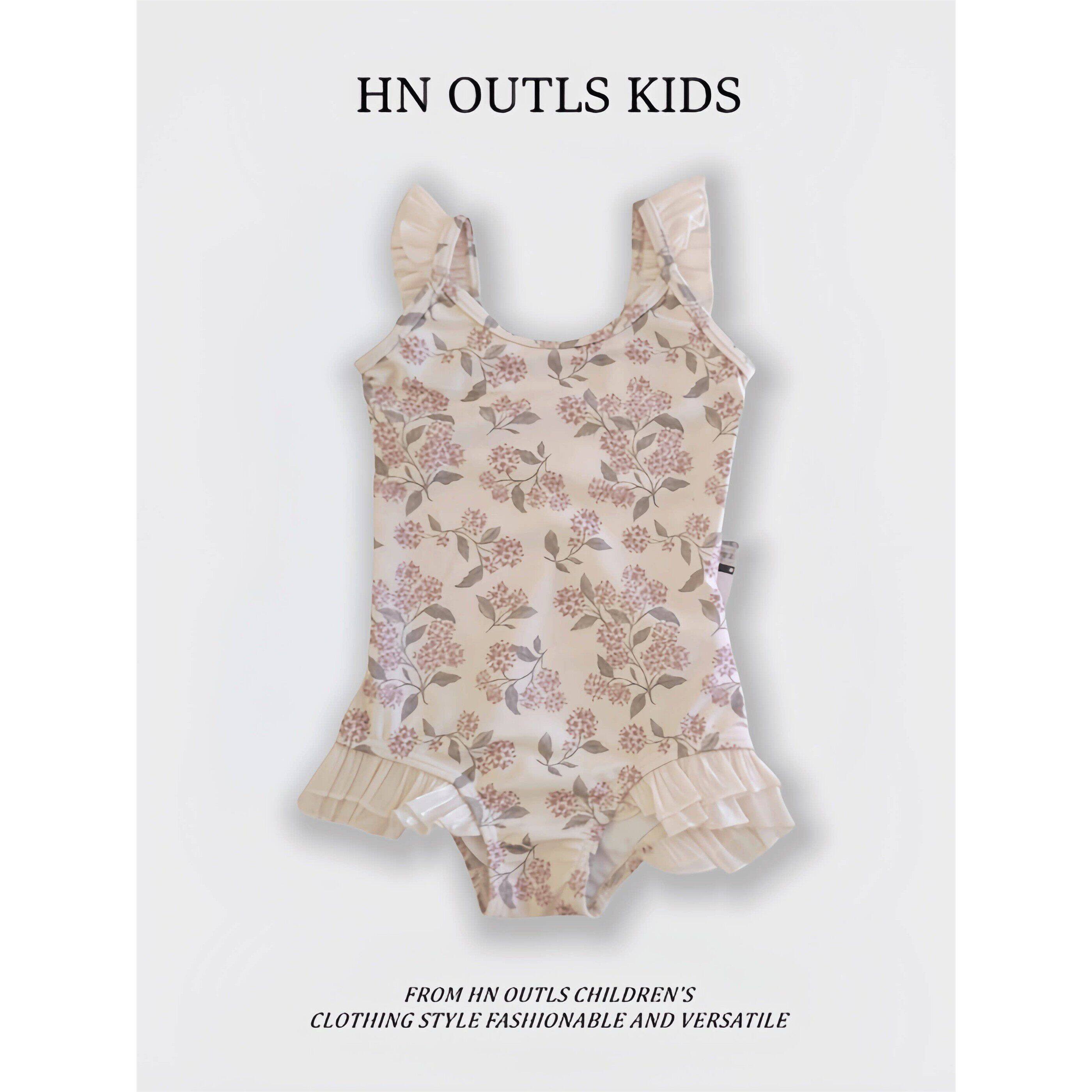 HNOUTLS女童连身泳衣202