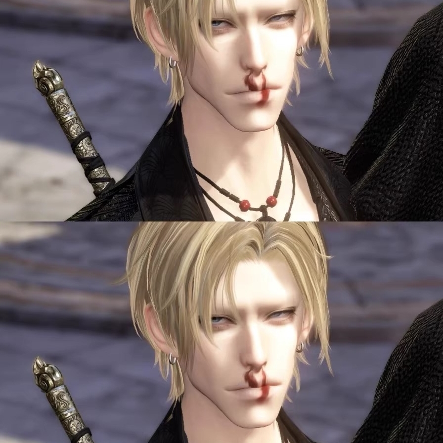 秒发2 莱斯 硬汉成男 逆水寒手游捏脸男通用