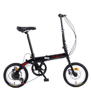 迷你14寸16寸折叠变速小轮单车成人儿童大童男女式轻便单速自行车