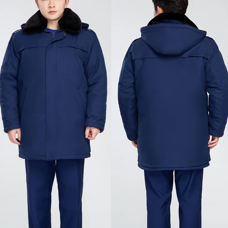 新款棉大衣消防备勤大衣男中长款