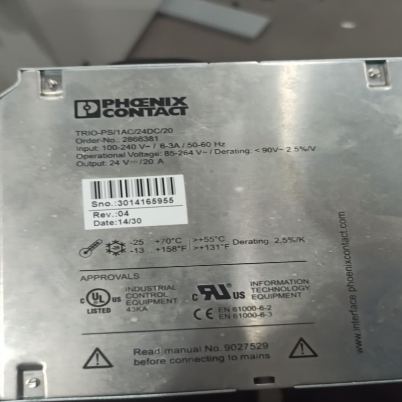 【议价】菲尼克斯 TRIO-PS1AC24DC20与秀配件