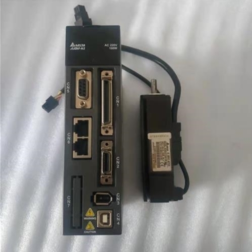 【议价】议价A2100W伺服F带刹车驱动电机套装ASD-A2-0121-F ECMA-