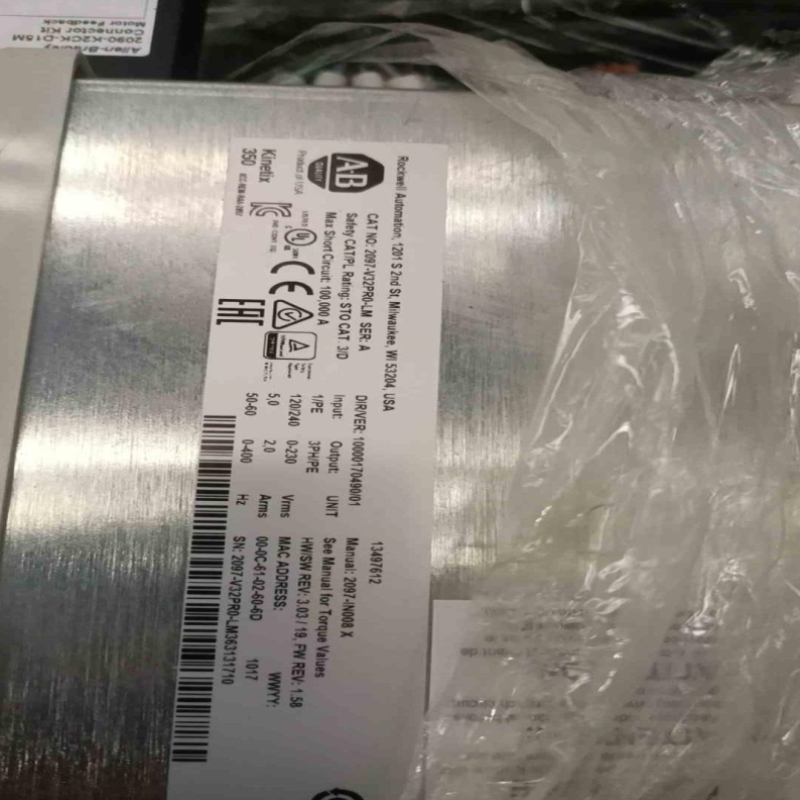 【议价】数台ab伺服驱动器2097-v32pr0-lm拍前询价