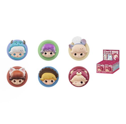 泡泡玛特POPMART皮克斯PIXAR联名DIMOOWORLD磁吸手机支架盲盒玩具