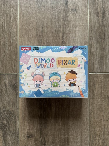 泡泡玛特POPOMART泡泡萌粒DIMOO联名PIXAR系列公仔萌粒车载礼物
