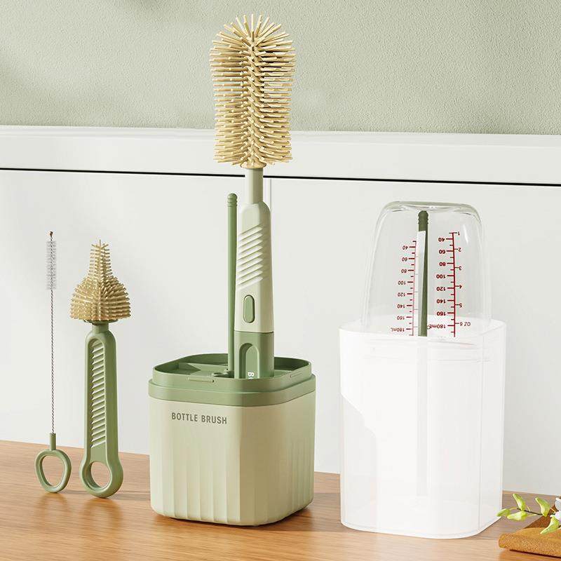 直柄硅胶奶瓶刷多功能便携奶嘴刷婴儿洗奶瓶水杯容器清洁杯刷套装,婴童用品,奶瓶刷/奶嘴刷,淘宝优惠券,粉丝福利购,淘宝优惠卷