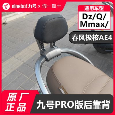 九号电动Pro版后靠背极核ae4猎户座DZ系Q90cQ85cMmax110原装配件